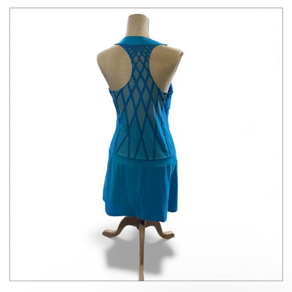 Adidas Vibrant Blue Sports Dress M (3750) - Picture 2 of 4